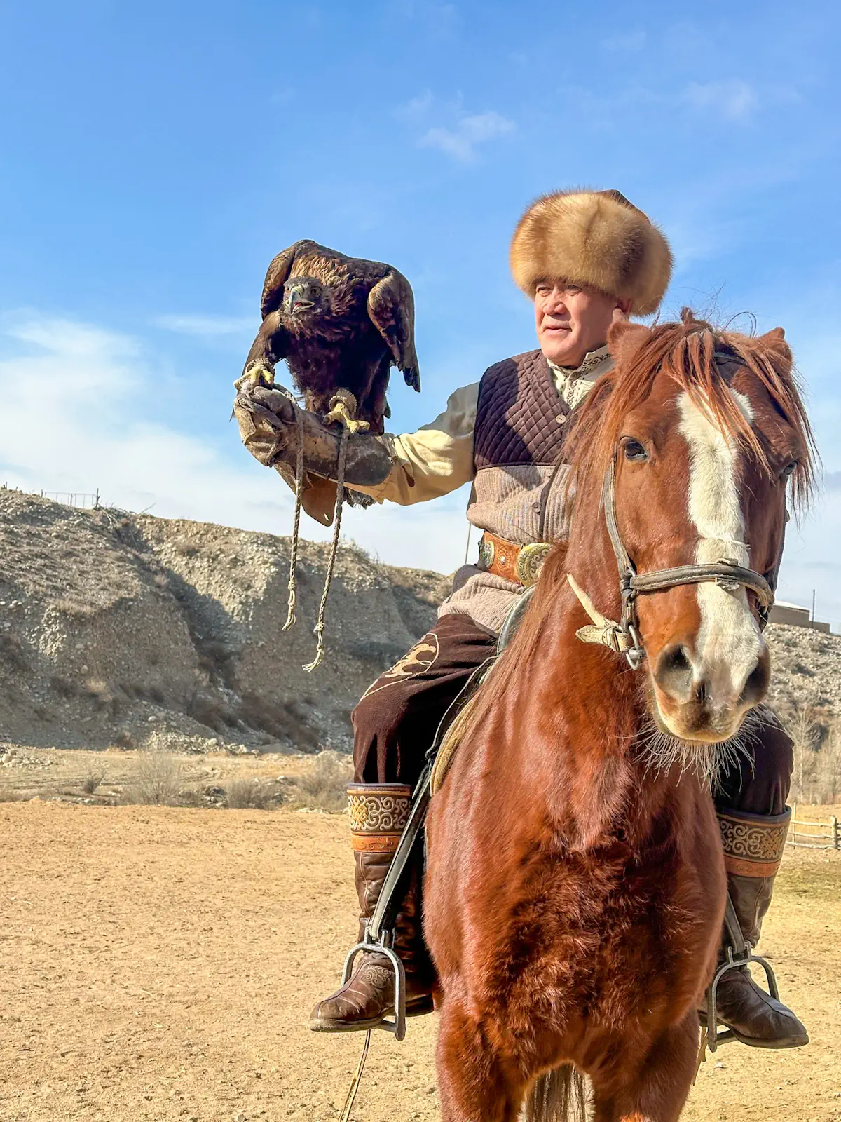 Adlerjäger in Kirgistan