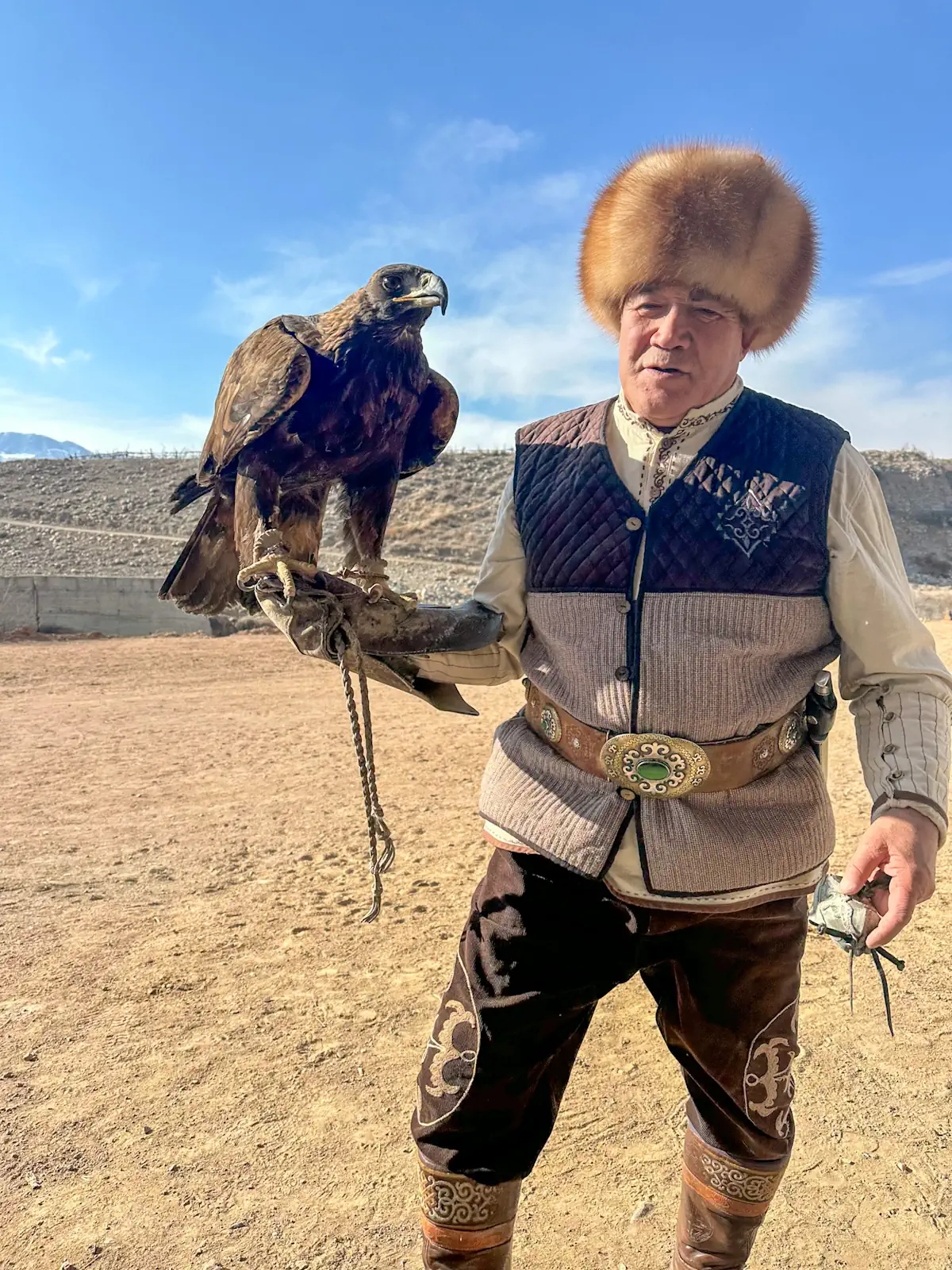 Kyrgyz eagle hunter